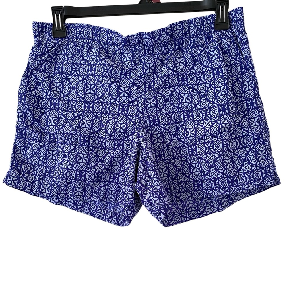 Columbia Blue Geometric Print Shorts size Medium